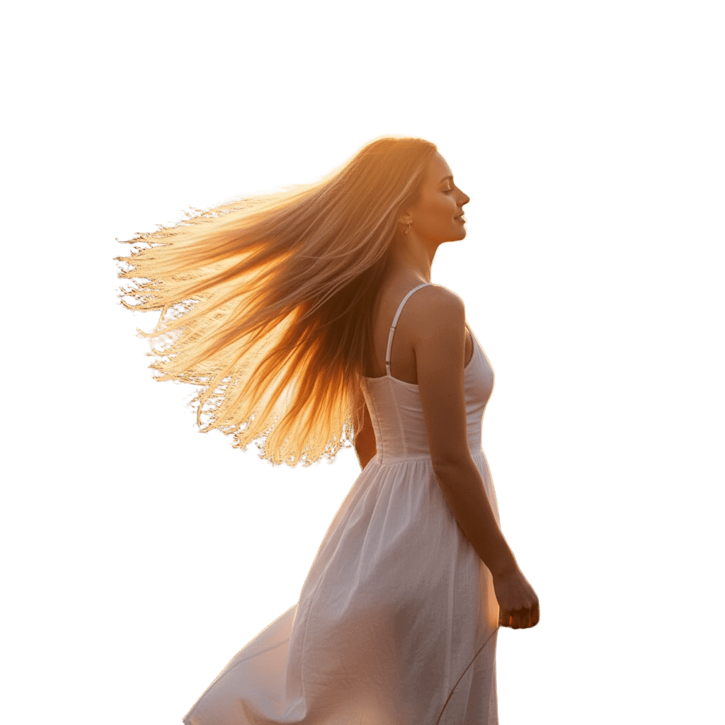 AI-powered image background removal example